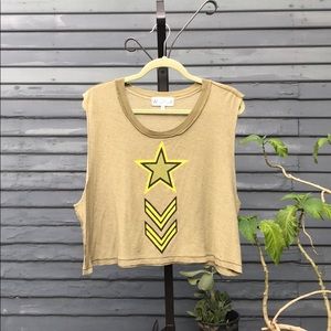 WILDFOX - cropped muscle tank -